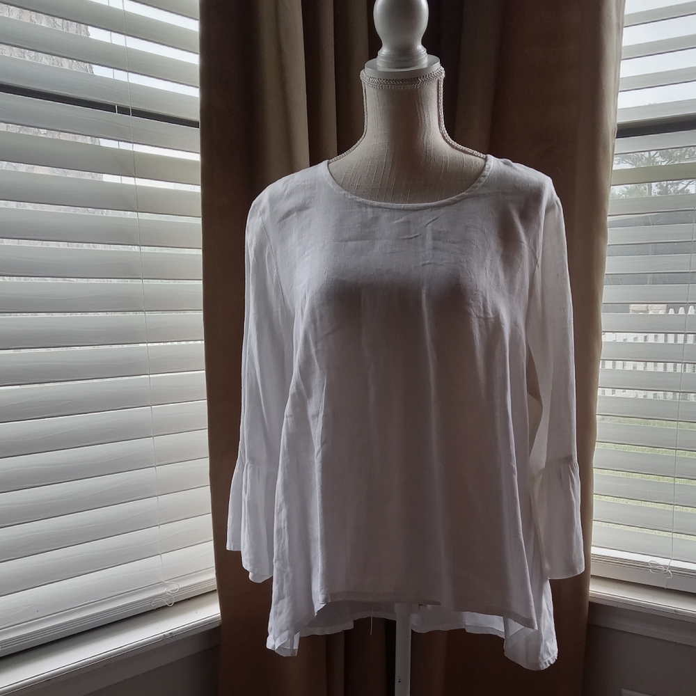 💯 linen whiteTunic Bryn Walker